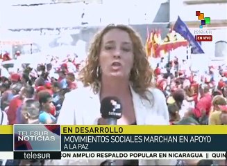 Ciudadanos venezolanos se movilizan por la paz