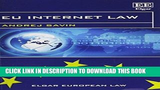 Read Now EU Internet Law (Elgar European Law series) Download Book