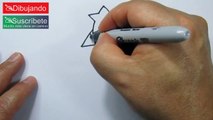 Cómo Dibujar Un Árbol De Navidad 11 - Drawing a Christmas Tree 11