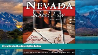 Big Deals  Nevada School Law:  Cases, Materials   Nevada Constitution (Sixth Edition)  Full Ebooks