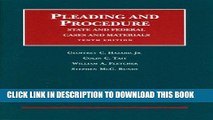 Read Now Pleading and Procedure, State and Federal, Cases and Materials, 10th, 2011 Supplement