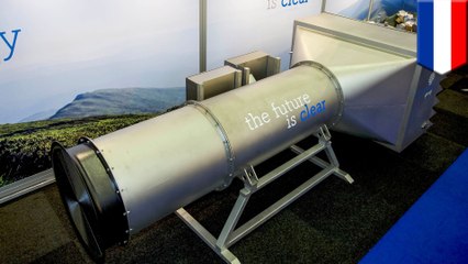 This giant vacuum cleaner sucks up toxic particles to purify air