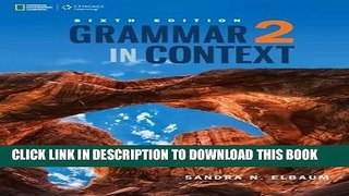[Free Read] Grammar in Context 2 Full Online