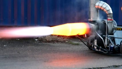 Jet engine afterburner test