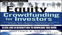 [Ebook] Equity Crowdfunding for Investors: A Guide to Risks, Returns, Regulations, Funding