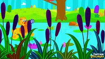 Five Little Ducks | Nursery Rhymes Song With Lyrics For Children By Captain Discovery