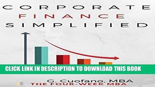 [Ebook] Corporate Finance - The Toolbox for The Financial Manager: Simplified Manual to