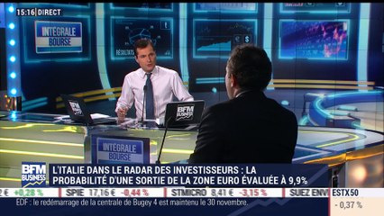 Les tendances sur les marchés: La probabilité d'une sortie de l'Italie de la zone euro est évaluée à 9,9% - 01/11