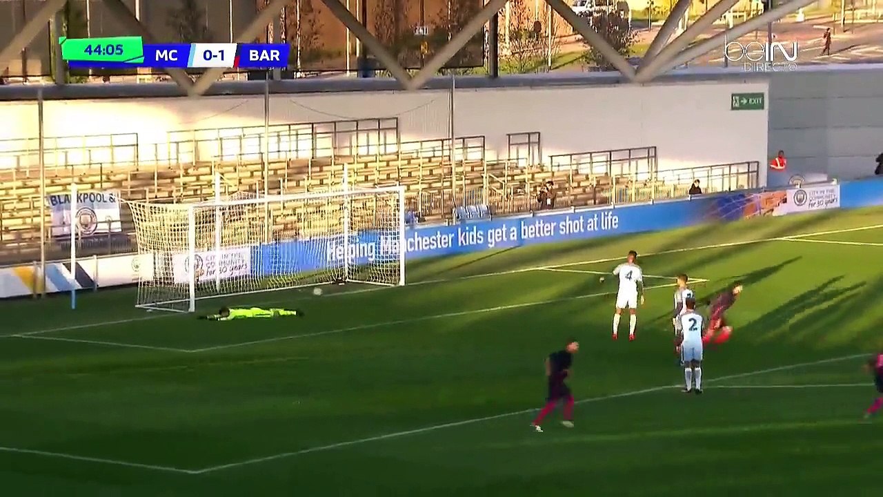 0-2 Marc Cucurella Saseta Goal HD - Manchester City U19 vs FC Barcelona U19 - UEFA Youth League 01.11.2016 HD