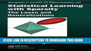 [Ebook] Statistical Learning with Sparsity: The Lasso and Generalizations (Chapman   Hall/CRC