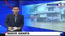 Diguyur Hujan, Banjir Genangi Permukiman Warga di Jakarta