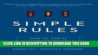 [PDF] Simple Rules: How to Thrive in a Complex World Download online