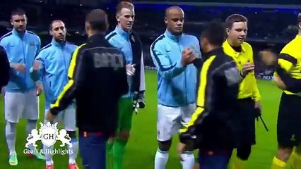 ملخص مباراة مانشستر سيتي وبرشلونة 0-2 دور ال16 دوري أبطال أوروبا 2013-2014 تعليق عصام الشوالي HD