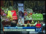 Misa y homenaje fúnebre al asambleísta Fausto Cayambe