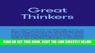 [Free Read] Great Thinkers: Simple Tools from 60 Great Thinkers to Improve Your Life Today Full