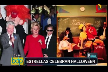 Figuras de Hollywood sorprendieron con disfraces por Halloween
