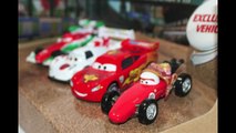 Mama Bernoulli Race Day Fan 4 Car Pack Mattel Disney Pixar Die Cast Cars 2 Set new