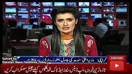 News Headlines Today 1 November 2016, Bilawal Bhutto Meet to CM Sindh Murad Ali Shah