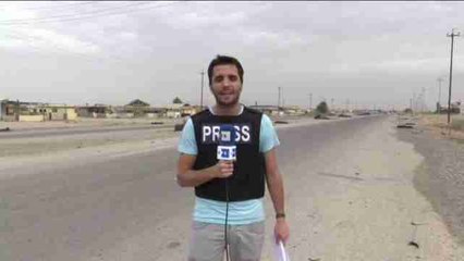 Informe a cámara: Las fuerzas iraquíes irrumpen en Mosul y toman la televisión local