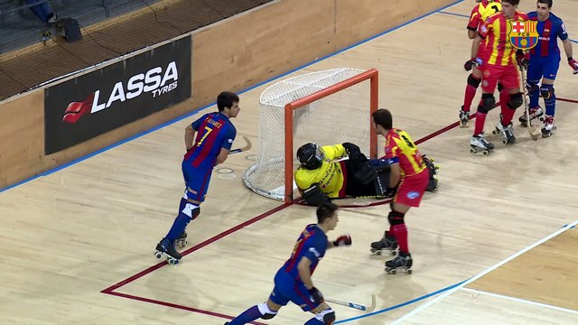 [HIGHLIGHTS] HOQUEI PATINS (OK Liga): FC Barcelona Lassa – Manlleu (4-0)