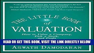 [Free Read] The Little Book of Valuation: How to Value a Company, Pick a Stock and Profit Free
