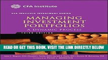 [Free Read] Managing Investment Portfolios: A Dynamic Process Free Online