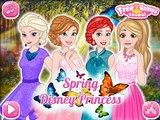 Spring Disney Princess Frozen Elsa Anna Mermaid Ariel - Dress up games