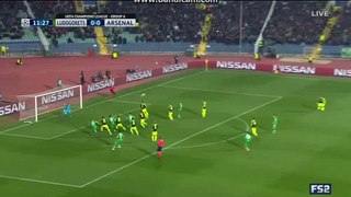 Jonathan Cafu Goal HD - Ludogorets Razgrad 1-0 Arsenal 01.11.2016