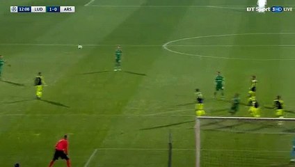 1-0 Jonathan Cafu Goal HD Ludogorets 1 - 0 Arsenal 01.11.2016