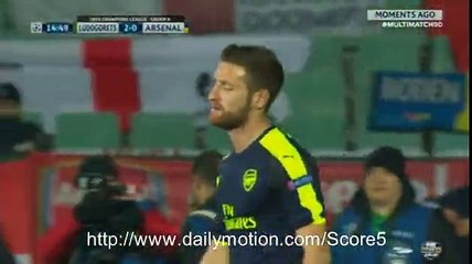 Claudiu Keseru Goal Ludogorets 2 - 0 Arsenal CL 1-11-2016