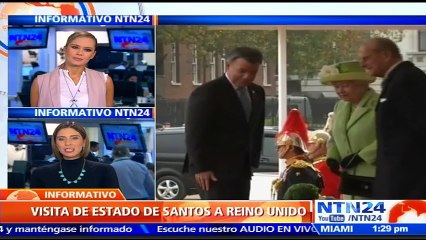 Santos ve al Reino Unido como un "aliado estratégico" de Colombia para avanzar hacia la paz y el libre comercio