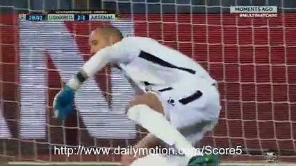 Granit Xhaka Goal Ludogorets 2 - 1 Arsenal CL 1-11-2016
