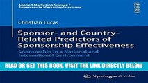 [Free Read] Sponsor- and Country-Related Predictors of Sponsorship Effectiveness: Sponsorship in a