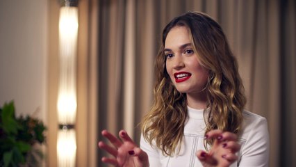 Lily James talks new star-studded Burberry ad
