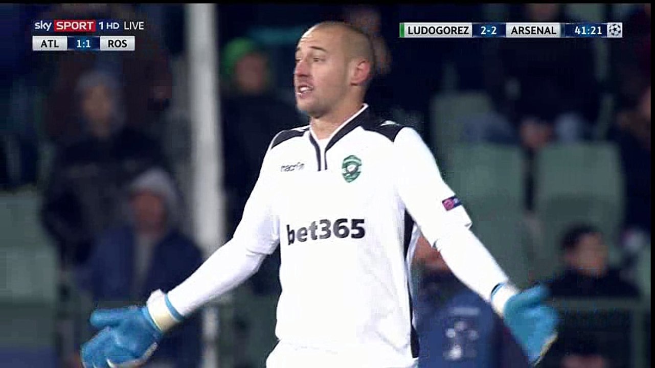 Olivier Giroud Goal HD - Ludogorets 2-2 Arsenal - 01-11-2016