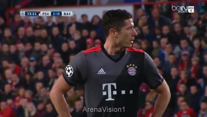 Robert Lewandowski (Penalty)Goal HD - PSV_1-1_Bayern Munich 01.11.2016