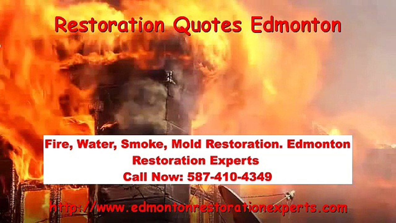 Restoration Quotes Edmonton
