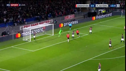 Santiago Arias Goal HD - PSV Eindhoven 1-0 Bayern München - 01-11-2016