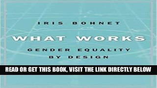 [Free Read] What Works: Gender Equality by Design Full Online
