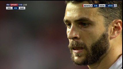 Junior Moraes (Penalty missed) HD - Benfica 1-0 Dynamo Kyiv - 01-11-2016