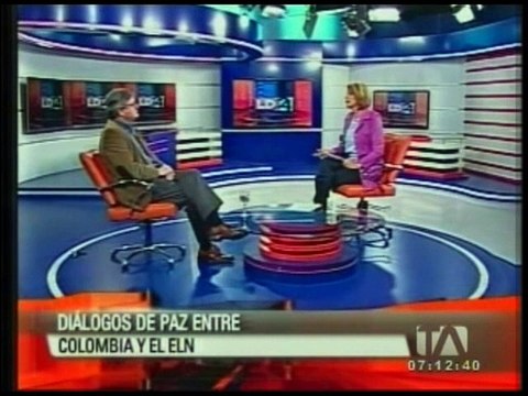 Francisco Carrión da su opinión sobre participación de Ecuador en diálogos de paz de Colombia con ELN