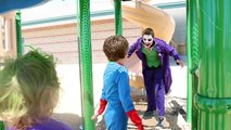 The Amazing White Spiderman Vs Joker Boy & Joker - Fun Superhero Battle in Real Life