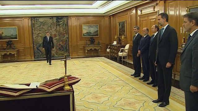 Rajoy jura ante el Rey el cargo de presidente del Gobierno