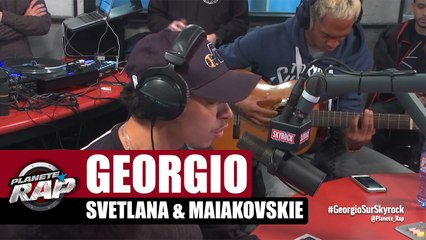[Exclu] Georgio "Svetlana et Maïakovski" en live #PlanèteRap