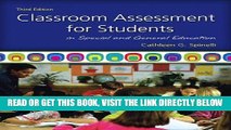 [Free Read] Classroom Assessment for Students in Special and General Education (3rd Edition) Free
