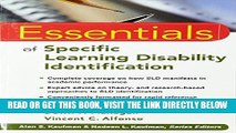 [Free Read] Essentials of Specific Learning Disability Identification Free Online