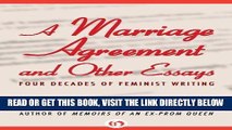 [Free Read] A Marriage Agreement and Other Essays: Four Decades of Feminist Writing Free Online