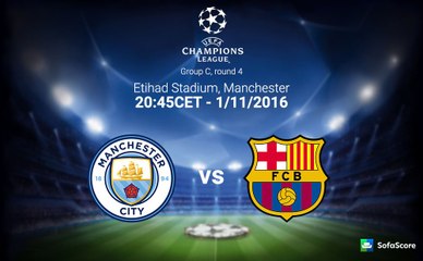 Manchester City vs Barcelona 3-1 Extended Highlights - 01/11/2016 HD