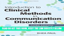 [Free Read] Introduction to Clinical Methods in Communication Disorders Free Online