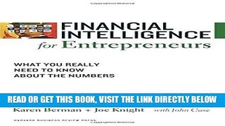 [Free Read] Financial Intelligence for Entrepreneurs: What You Really Need to Know About the
